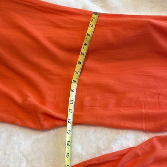 Missguided 2-piece outfit, sz 12 summer tangerine orange. Looks great with a tan - Picture 7 of 11